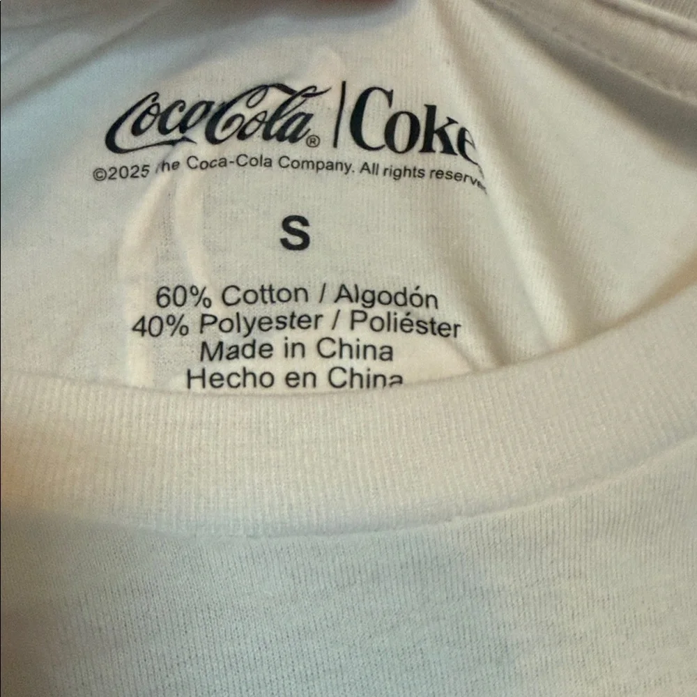 NWOT Cherry Coke T-Shirt Sz small - Picture 6 of 6